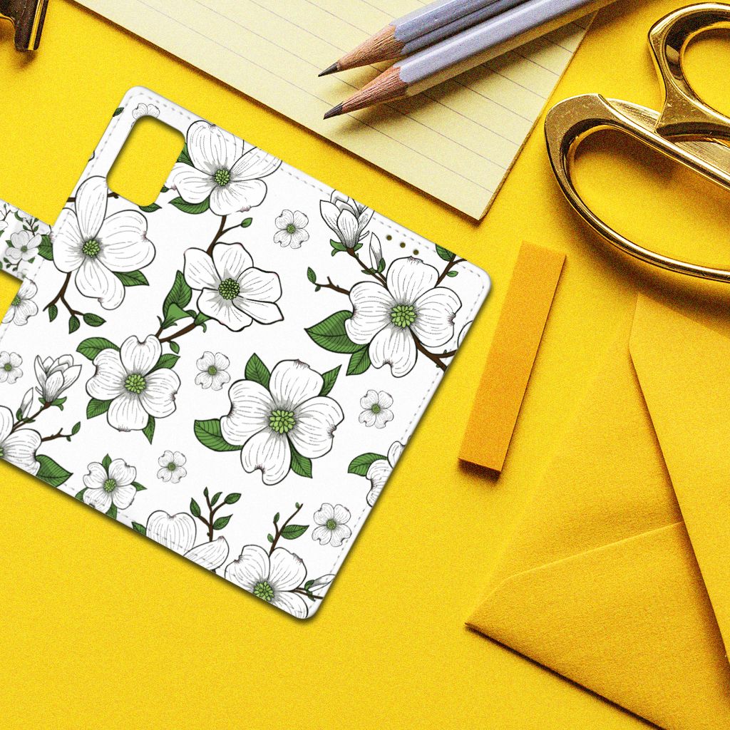 Samsung Galaxy A02s | M02s Hoesje Dogwood Flowers
