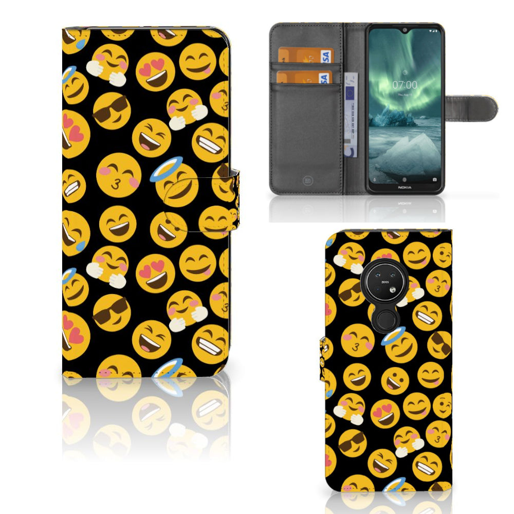 Nokia 7.2 | Nokia 6.2 Telefoon Hoesje Emoji