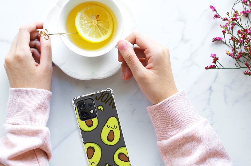 Motorola Edge 40 Pro Stevig Bumper Hoesje Avocado Singing B2C Telecom