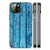 Apple iPhone 13 | iPhone 14 Houten Print Telefoonhoesje Wood Blue