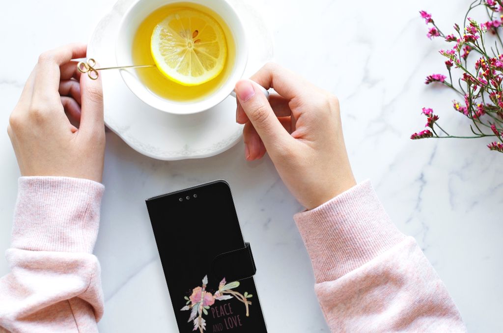 Huawei P40 Leuk Hoesje Boho Text