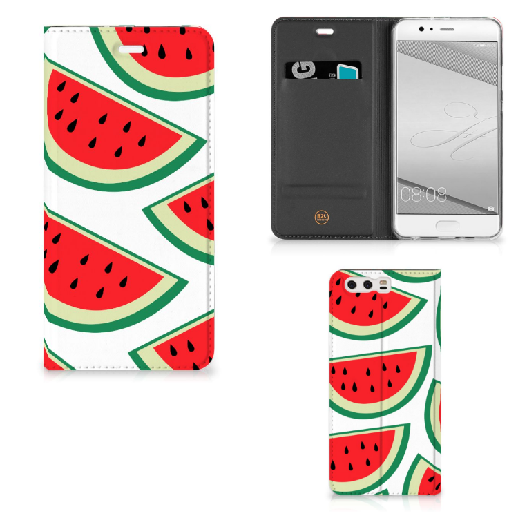 Huawei P10 Plus Flip Style Cover Watermelons