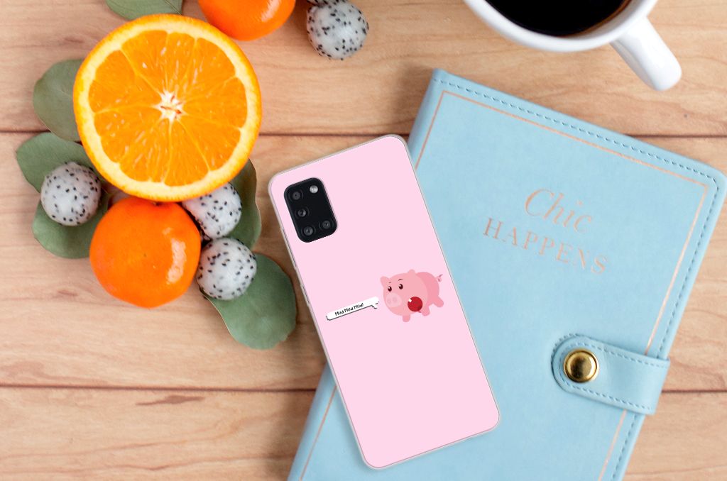 Samsung Galaxy A31 Telefoonhoesje met Naam Pig Mud B2C Telecom