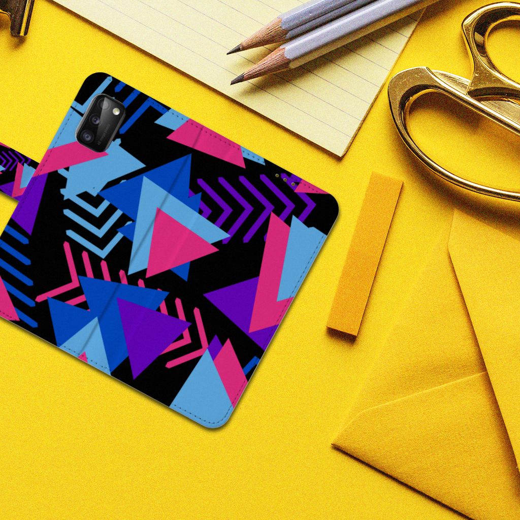 Samsung Galaxy A41 Book Case Funky Triangle