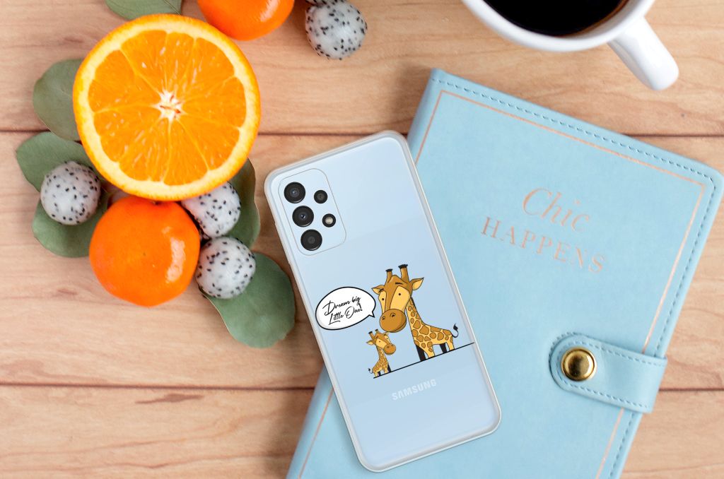 Samsung Galaxy A13 4G Telefoonhoesje met Naam Giraffe B2C Telecom