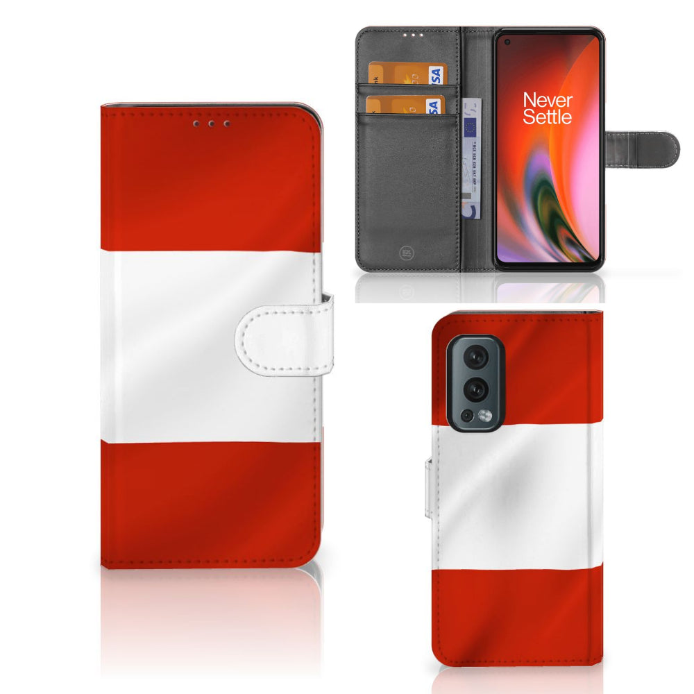 OnePlus Nord 2 5G Bookstyle Case Oostenrijk