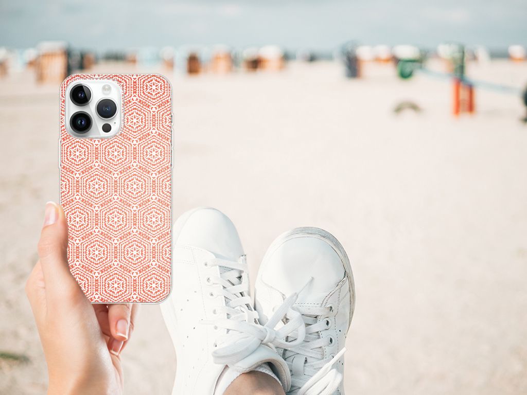 iPhone 14 Pro Max TPU bumper Pattern Orange B2C Telecom