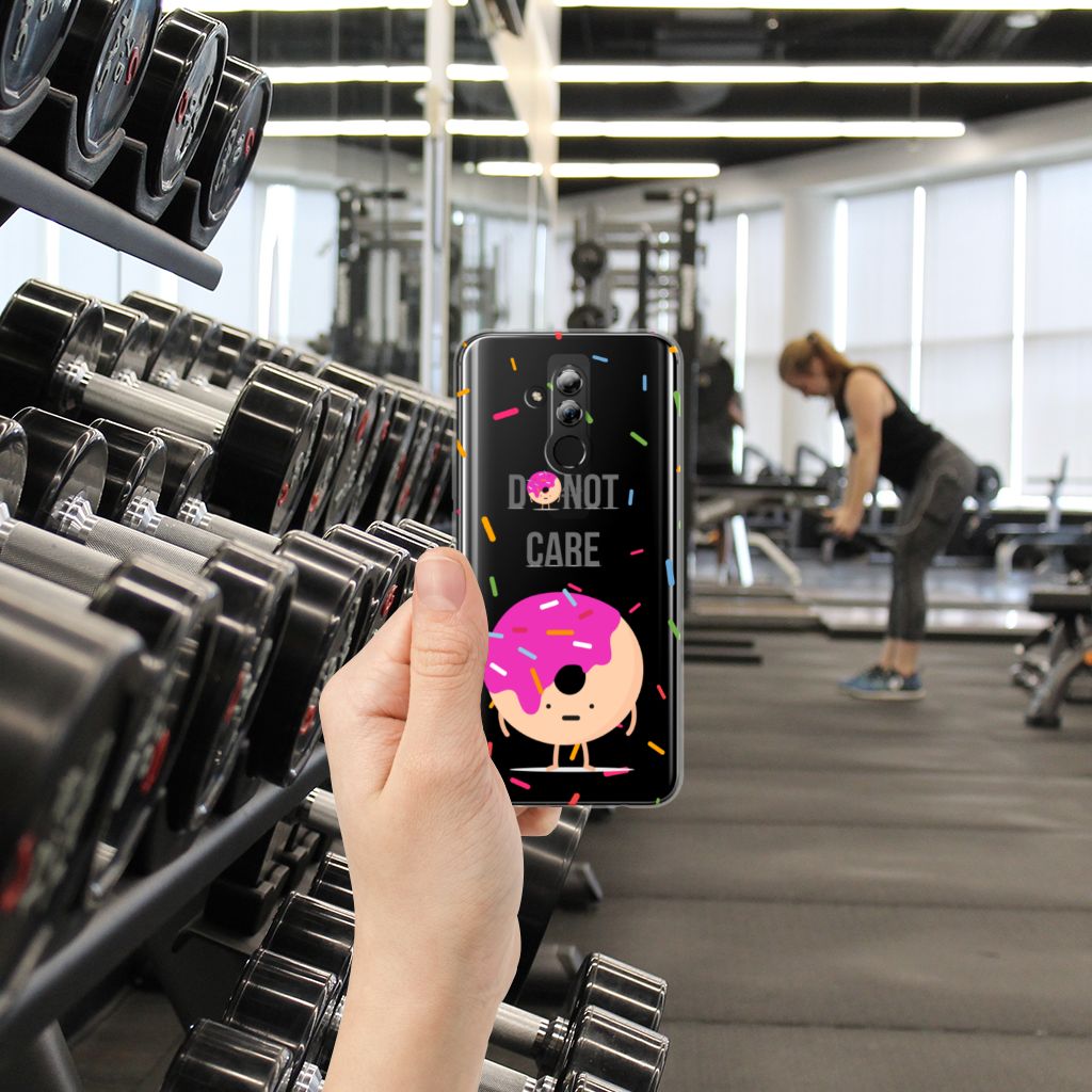 Huawei Mate 20 Lite Siliconen Case Donut Roze