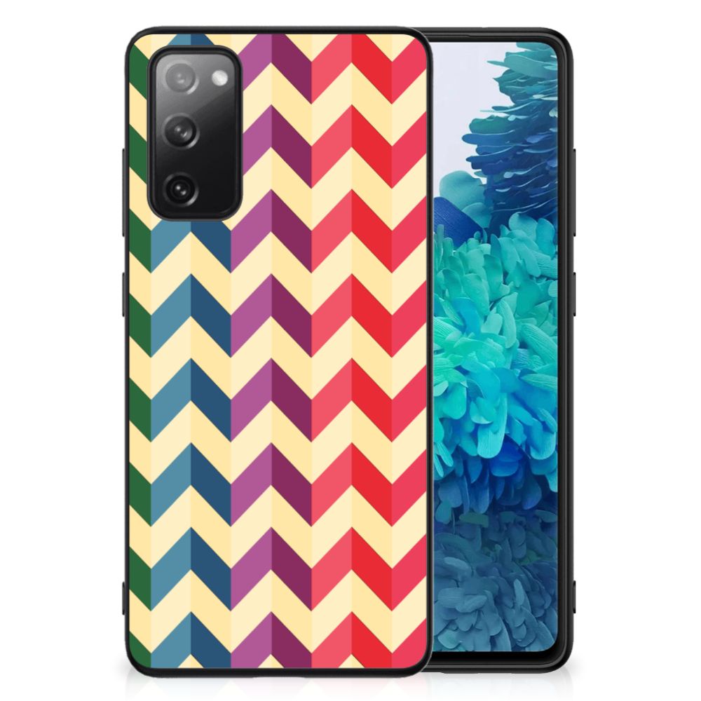 Samsung Galaxy S20 FE Back Case Zigzag Multi Color B2C Telecom