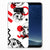 Silicone Back Case Samsung Galaxy S8 Skull Red
