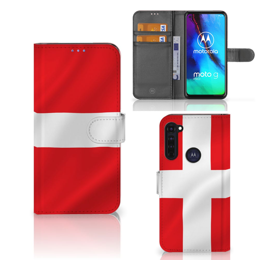 Motorola Moto G Pro Bookstyle Case Denemarken