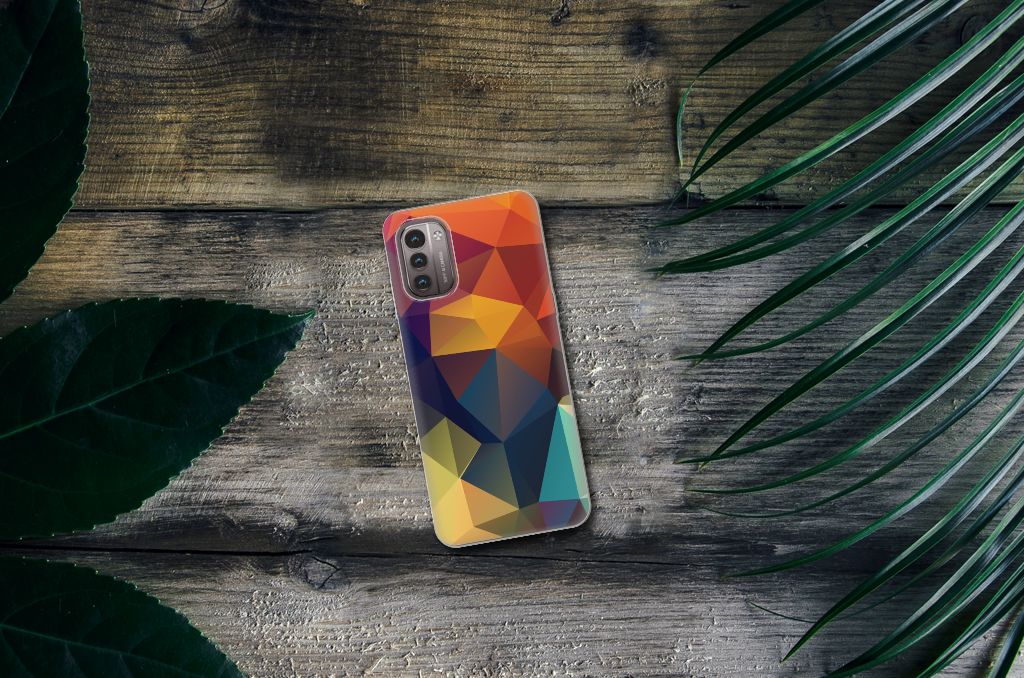 Nokia G21 | G11 TPU Hoesje Polygon Color B2C Telecom