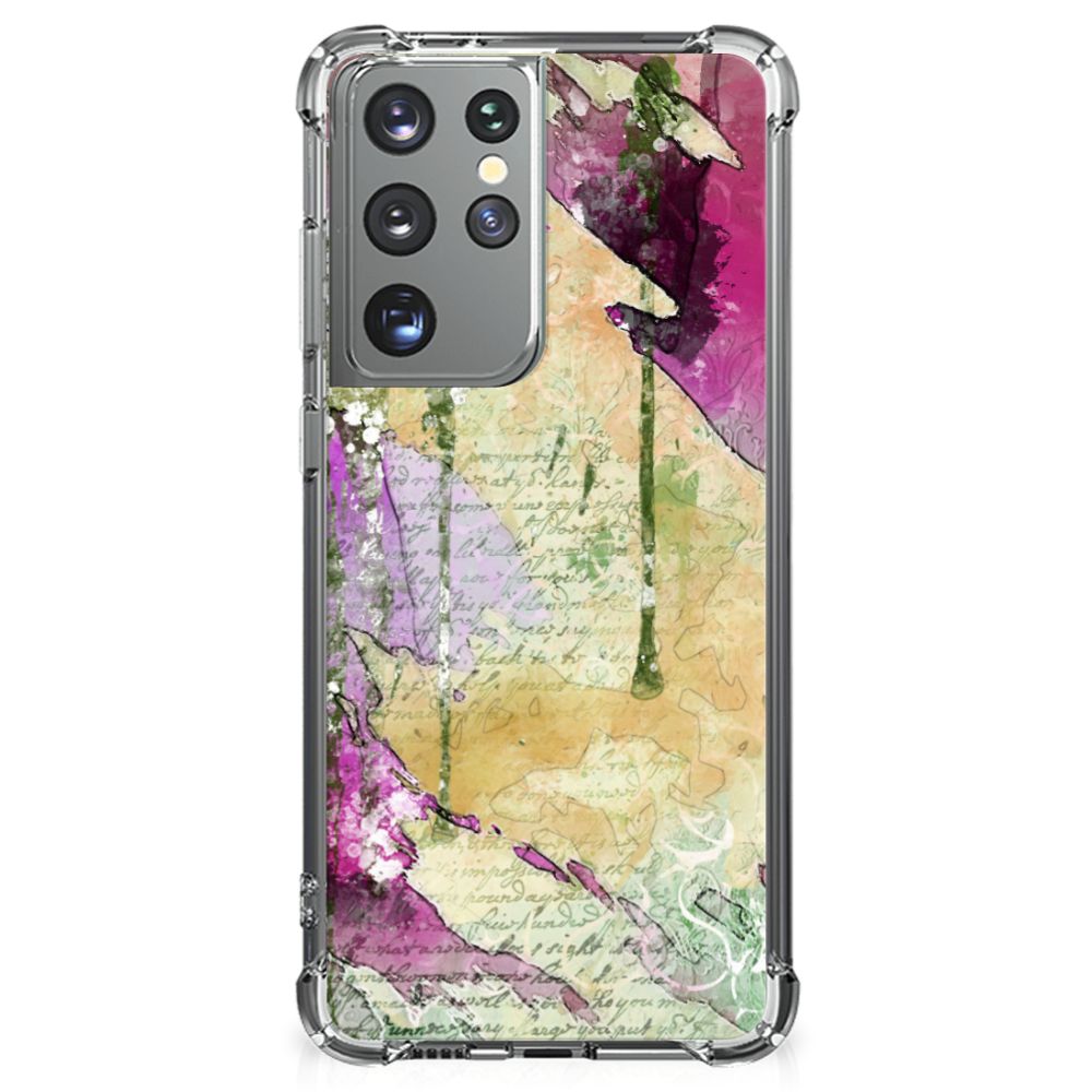 Back Cover Samsung Galaxy S21 Ultra Letter Painting B2C Telecom