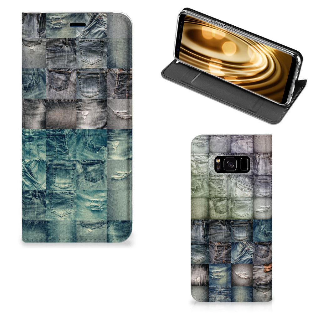 Hippe Standcase Samsung Galaxy S8 Spijkerbroeken