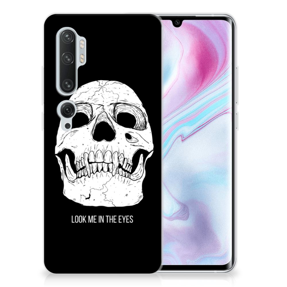 Silicone Back Case Xiaomi Mi Note 10 Pro Skull Eyes