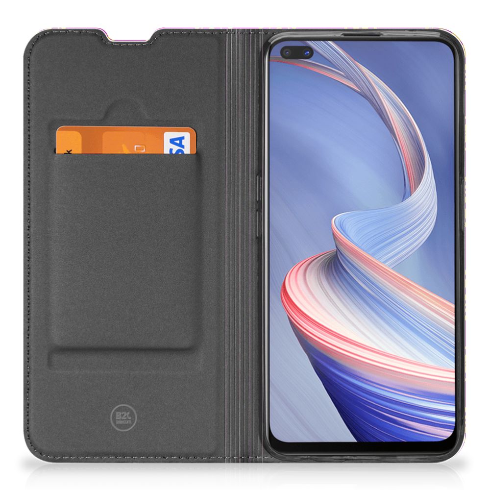 Telefoon Hoesje OPPO Reno4 Z 5G Barok Roze - B2C Telecom