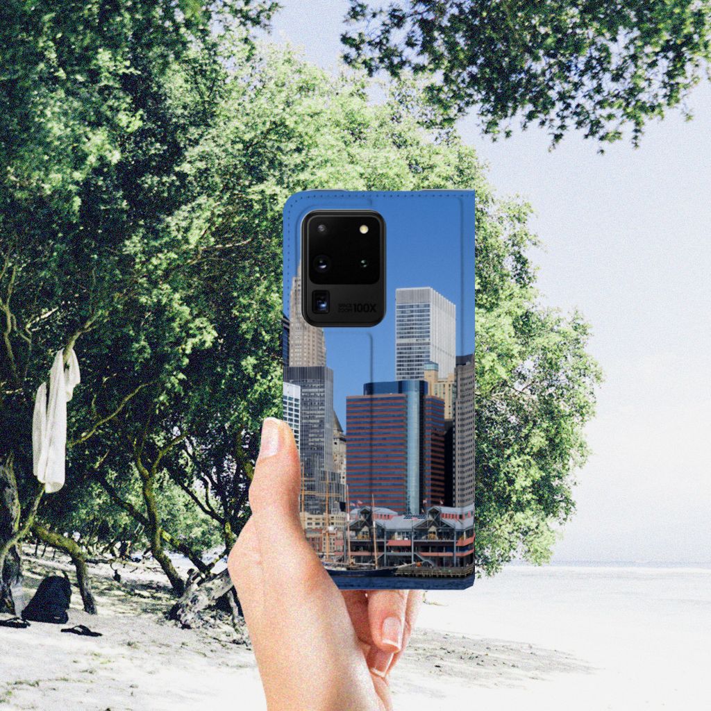 Samsung Galaxy S20 Ultra Book Cover Vrijheidsbeeld - B2C Telecom