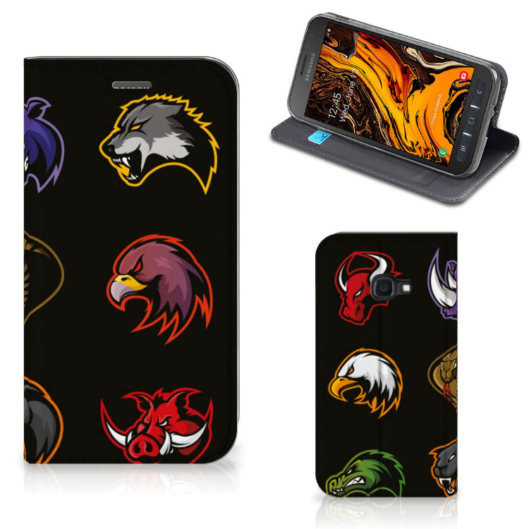 Samsung Galaxy Xcover 4s Magnet Case Cartoon