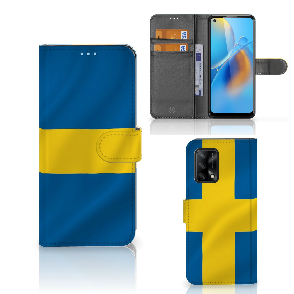 OPPO A74 4G Bookstyle Case Zweden
