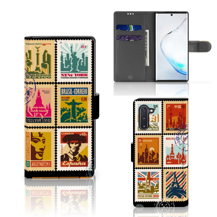Samsung Galaxy Note 10 Flip Cover Postzegels