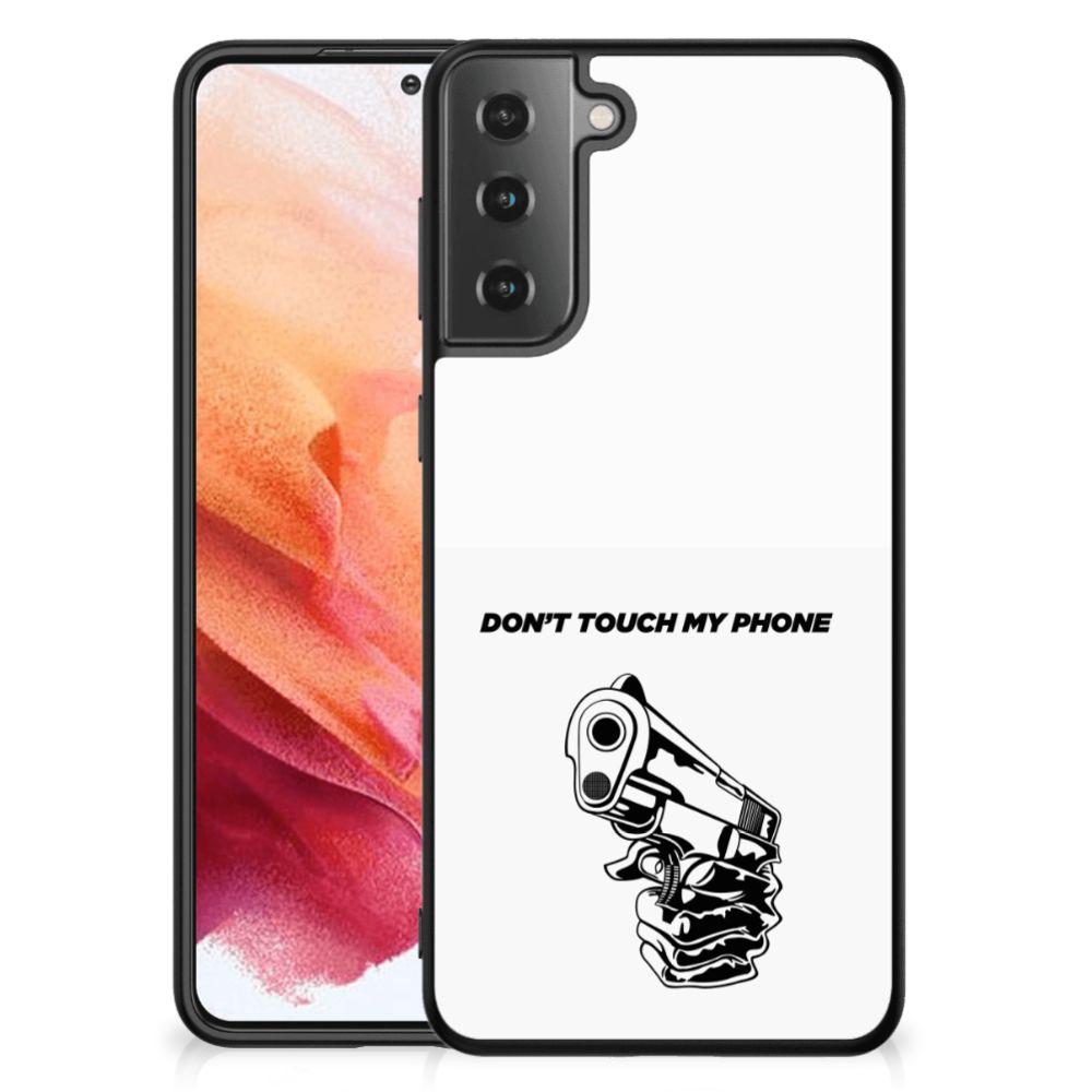 Samsung Galaxy S21 Telefoon Hoesje Gun Don't Touch My Phone
