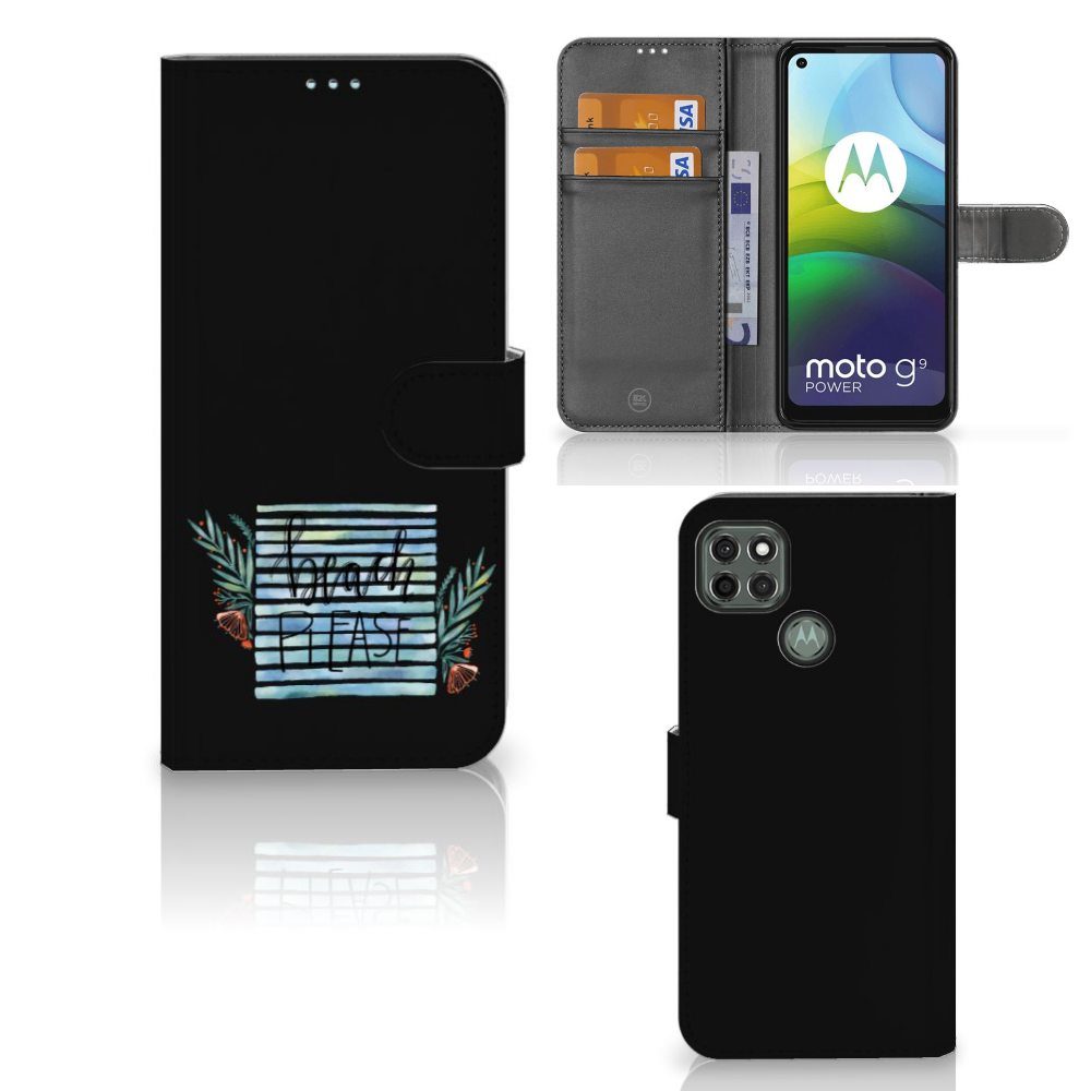 Motorola Moto G9 Power Leuk Hoesje Boho Beach