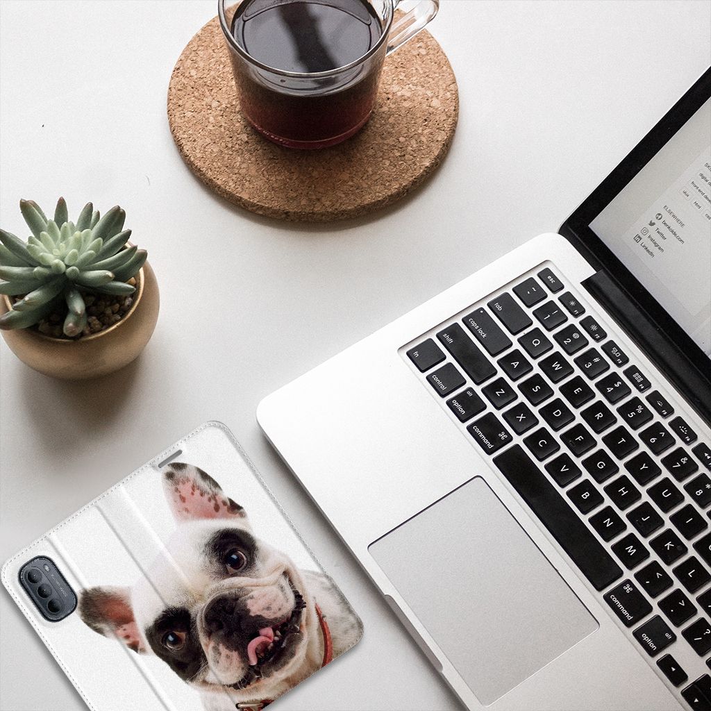 Motorola Moto G31 | G41 Hoesje maken Franse Bulldog - B2C Telecom