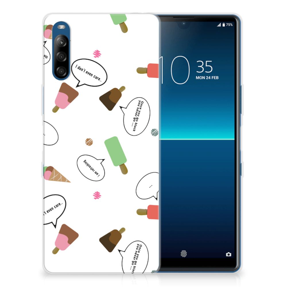 Sony Xperia L4 Siliconen Case IJsjes