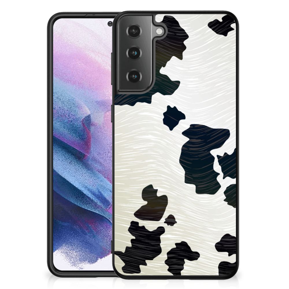 Samsung Galaxy S21 Plus Dierenprint Telefoonhoesje Koeienvlekken