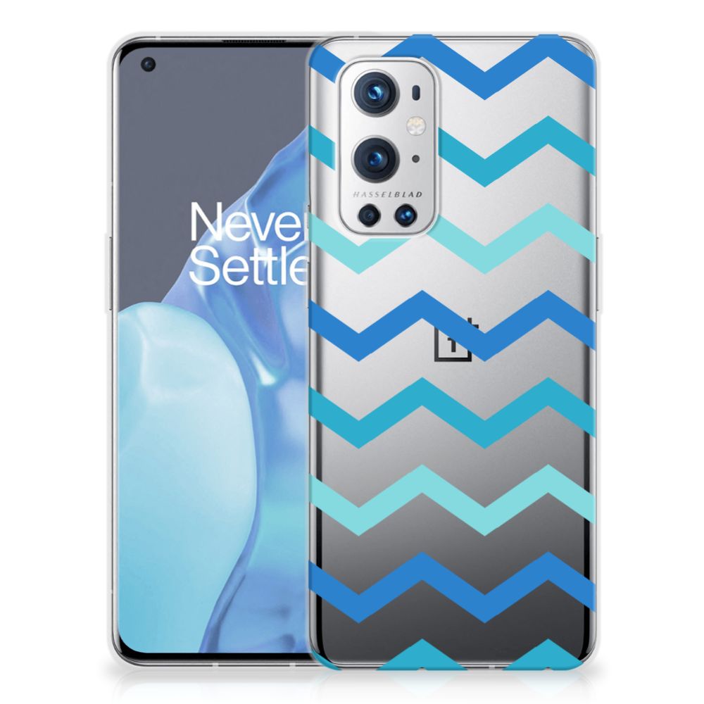 OnePlus 9 Pro TPU bumper Zigzag Blauw B2C Telecom