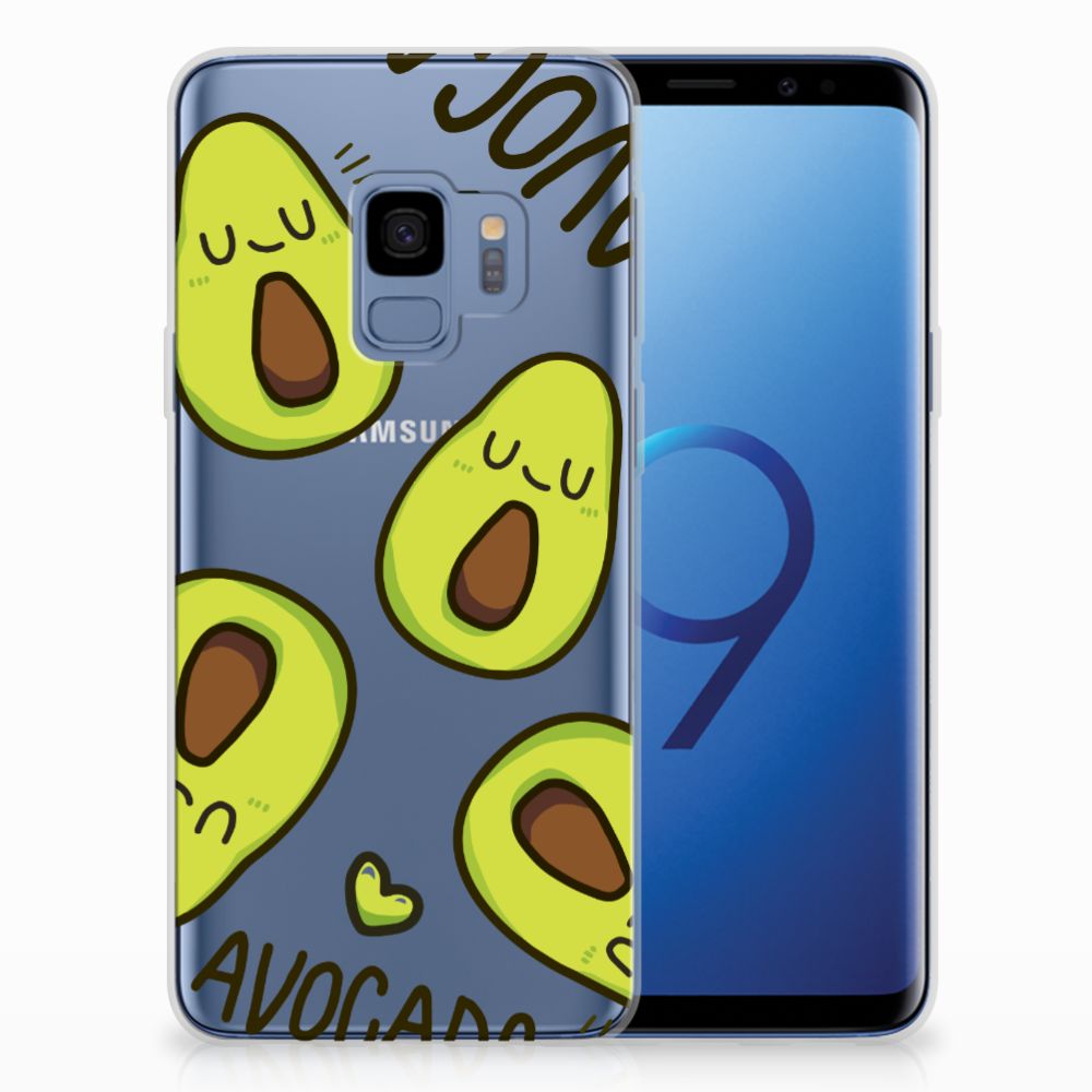 Samsung Galaxy S9 Telefoonhoesje met Naam Avocado Singing