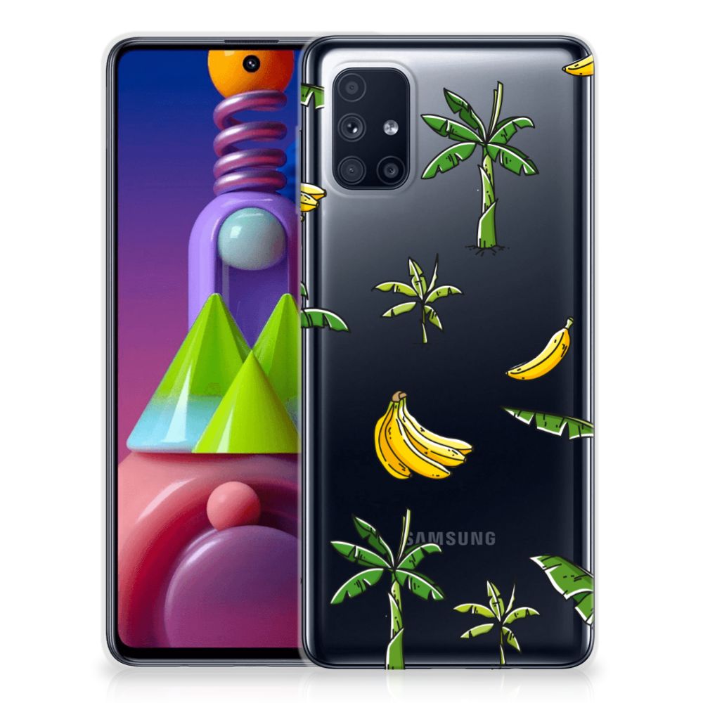 Samsung Galaxy M51 TPU Case Banana Tree