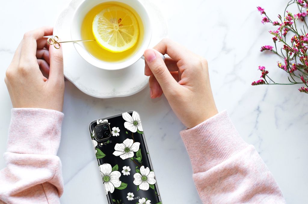 Huawei P40 Lite TPU Case Dogwood Flowers B2C Telecom