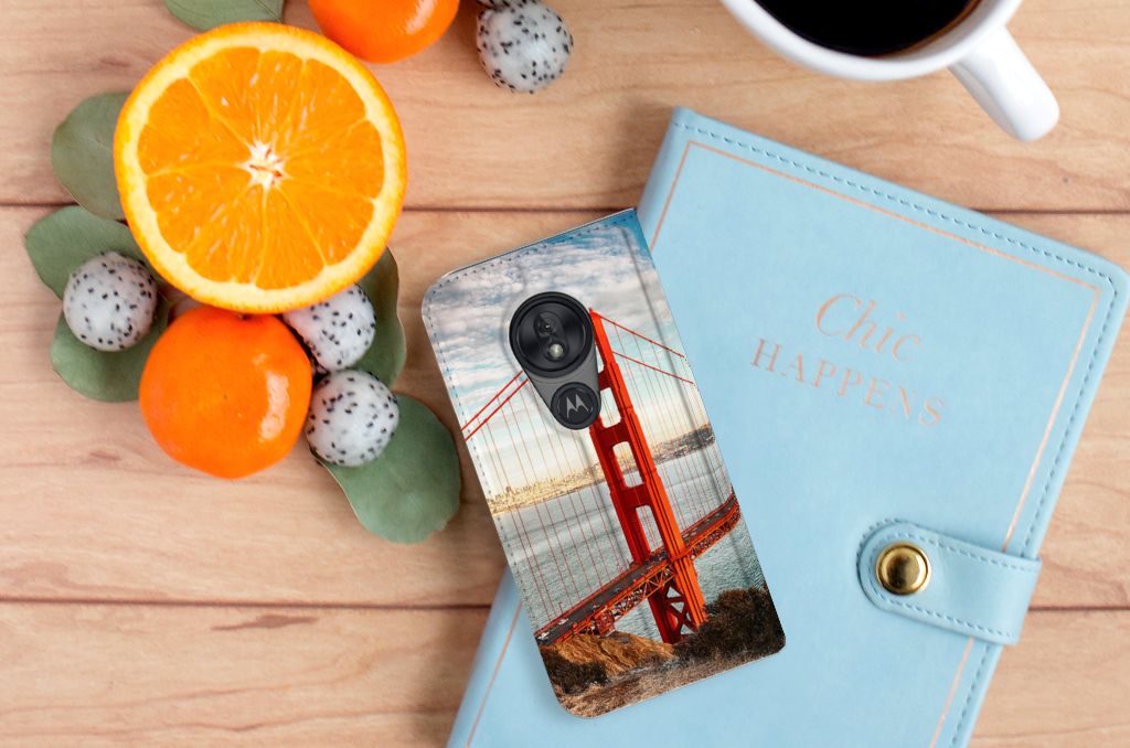 Motorola Moto G7 Play Book Cover Golden Gate Bridge - B2C Telecom