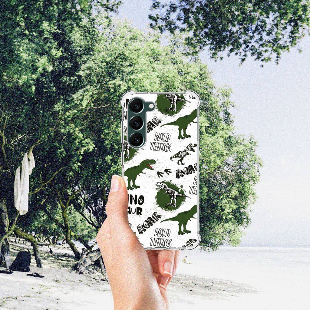 Case Anti-shock voor Samsung Galaxy S23 Plus Dinosaurus B2C Telecom