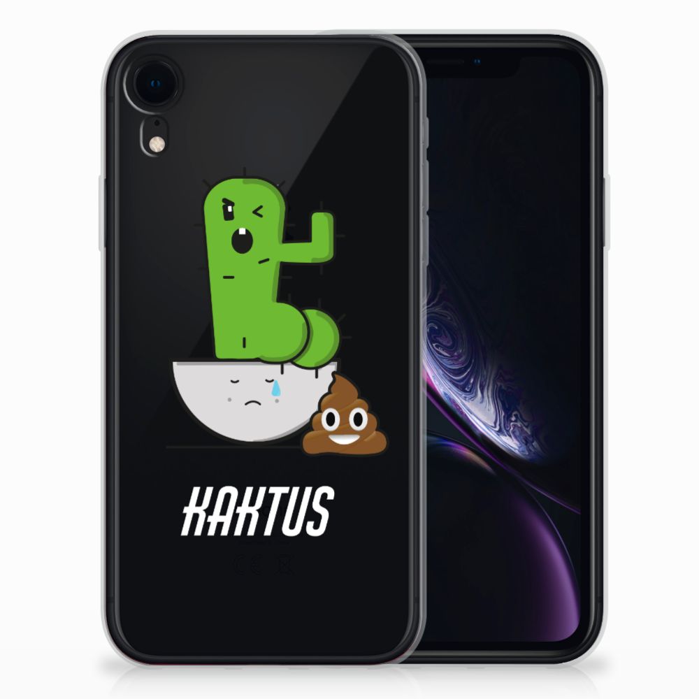 Apple iPhone Xr Telefoonhoesje met Naam Cactus Poo