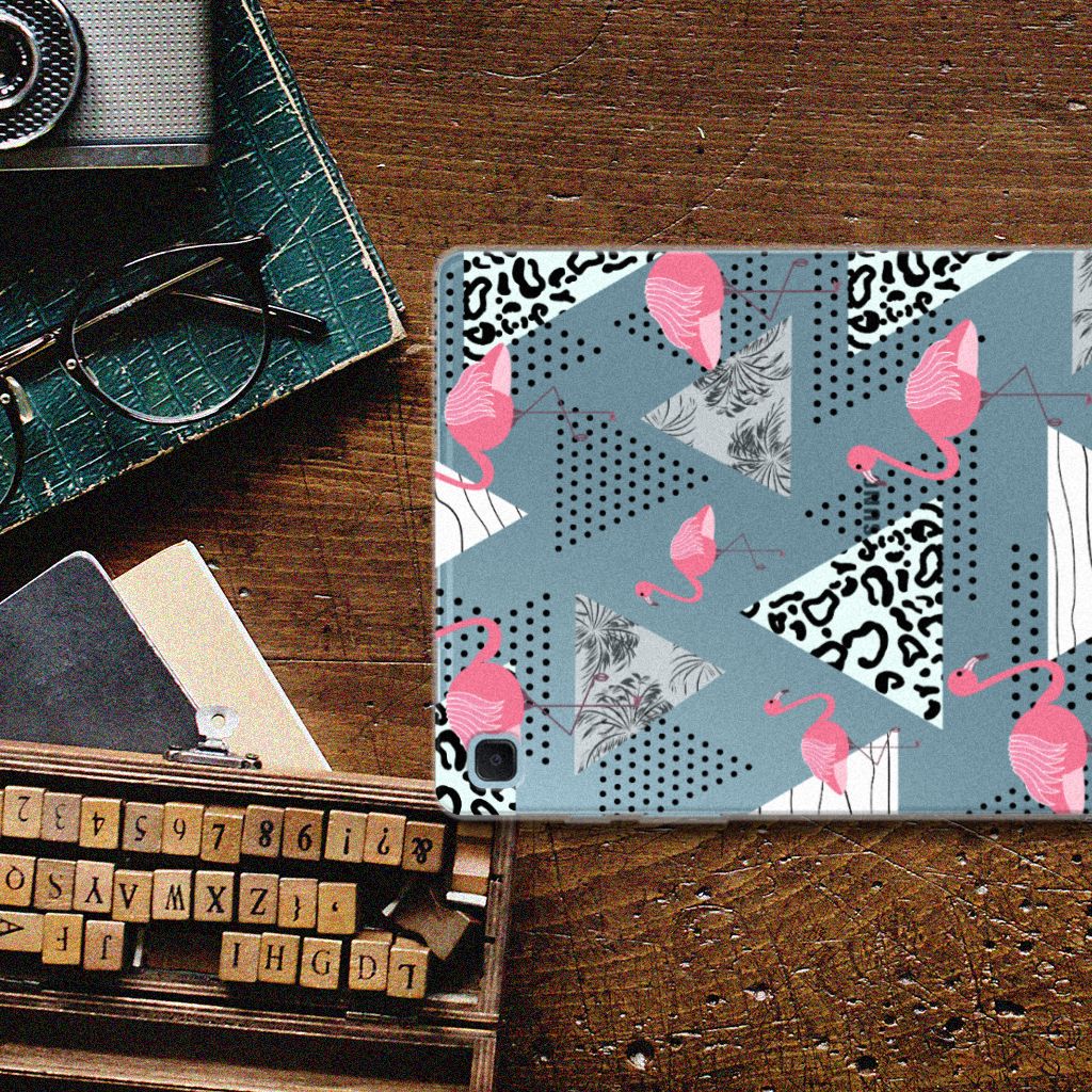 Samsung Galaxy Tab S6 Lite | S6 Lite (2022) Back Case Flamingo Triangle - B2C Telecom