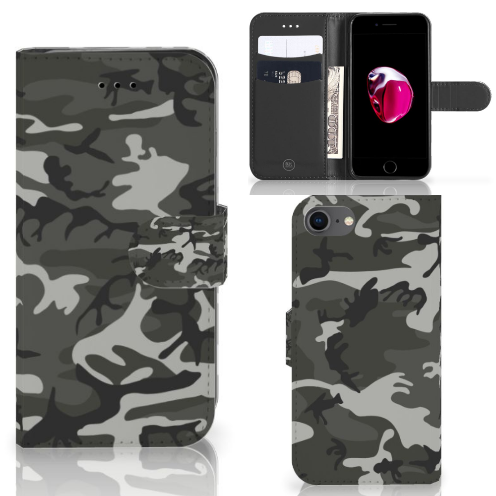 iPhone 7 | 8 | SE (2020) | SE (2022) Telefoon Hoesje Army Light