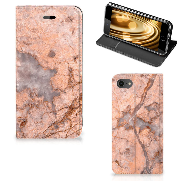 iPhone 7 | 8 | SE (2020) | SE (2022) Standcase Marmer Oranje