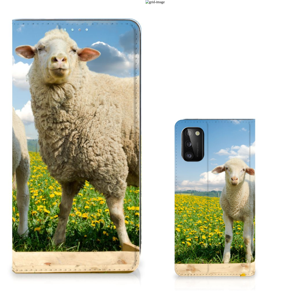Samsung Galaxy A41 Hoesje maken Schaap en Lammetje - B2C Telecom