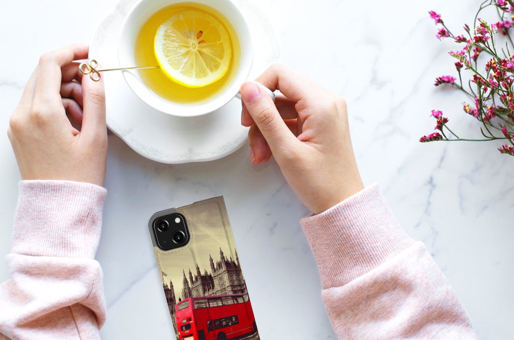 iPhone 13 Mini Book Cover Londen - B2C Telecom