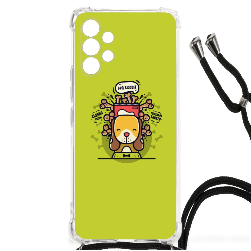 Samsung Galaxy A13 4G Stevig Bumper Hoesje Doggy Biscuit B2C Telecom