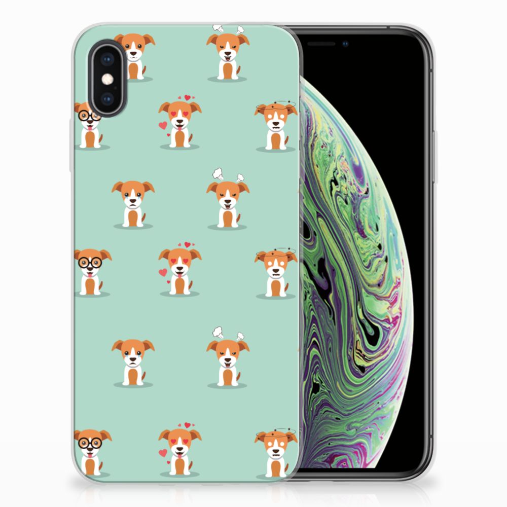Apple iPhone Xs Max TPU Hoesje Pups