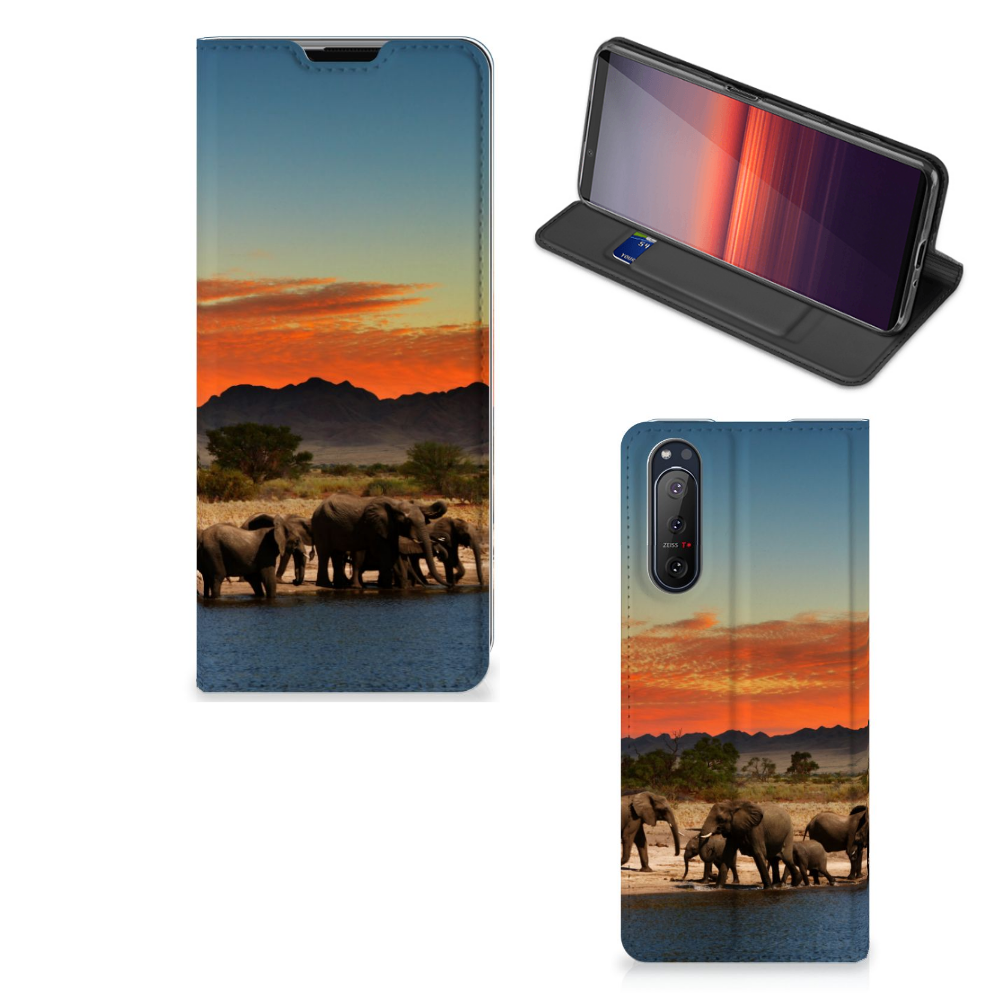 Sony Xperia 5 II Hoesje maken Olifanten - B2C Telecom