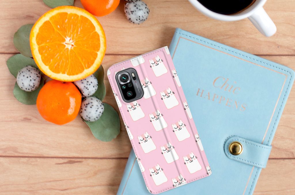 Xiaomi Redmi Note 10 4G | 10S | Poco M5s Hoesje maken Sleeping Cats - B2C Telecom