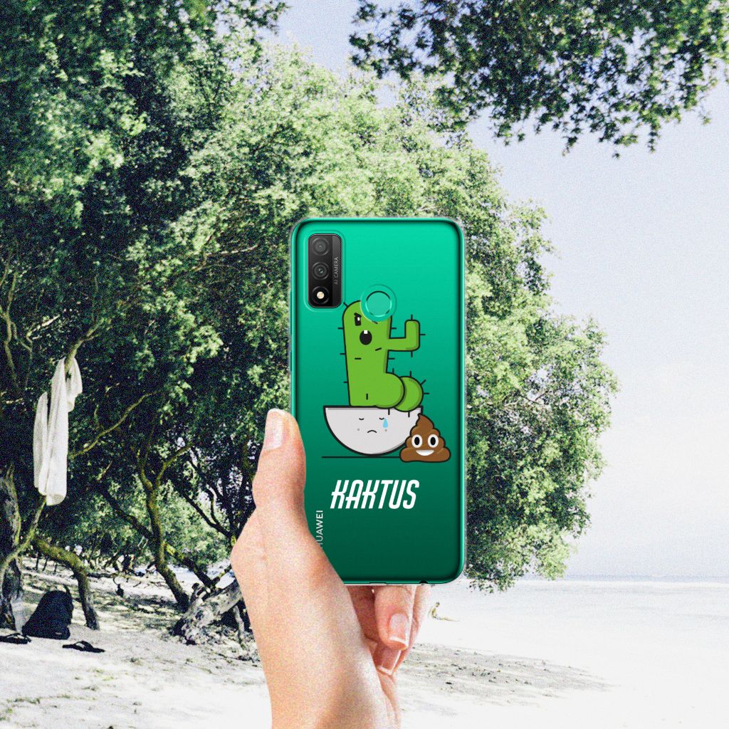 Huawei P Smart 2020 Telefoonhoesje met Naam Cactus Poo B2C Telecom