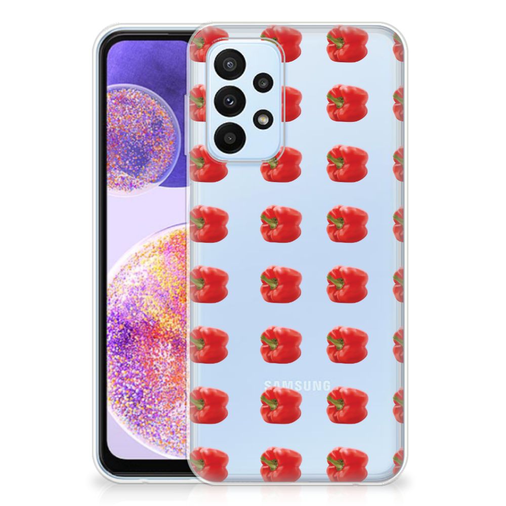Samsung Galaxy A23 Siliconen Case Paprika Red B2C Telecom