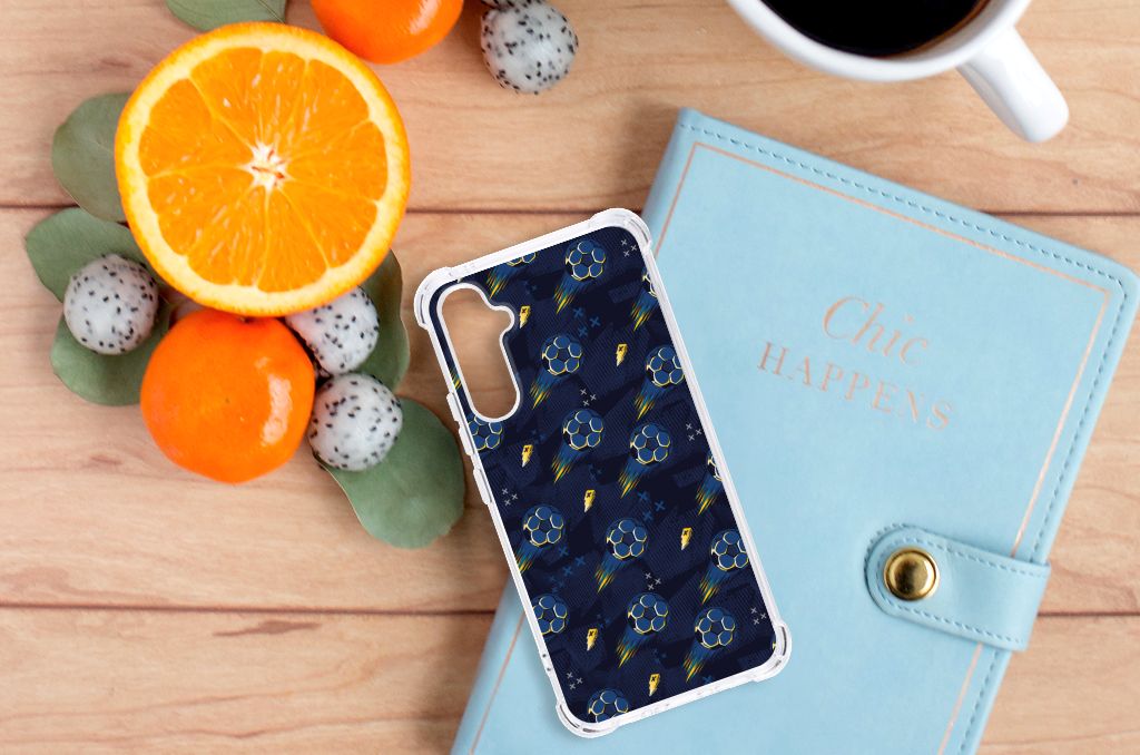 Doorzichtige Silicone Hoesje voor Samsung Galaxy A34 Voetbal B2C Telecom