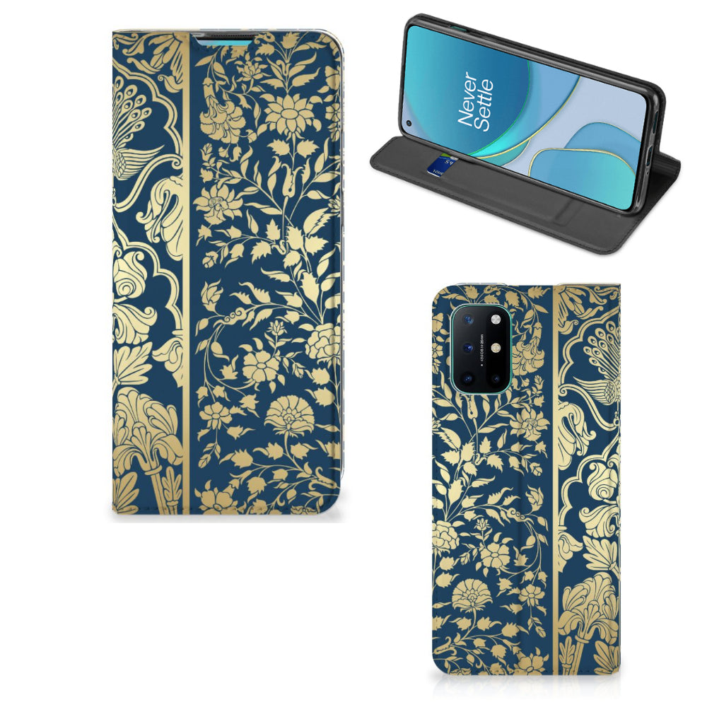 OnePlus 8T Smart Cover Beige Flowers