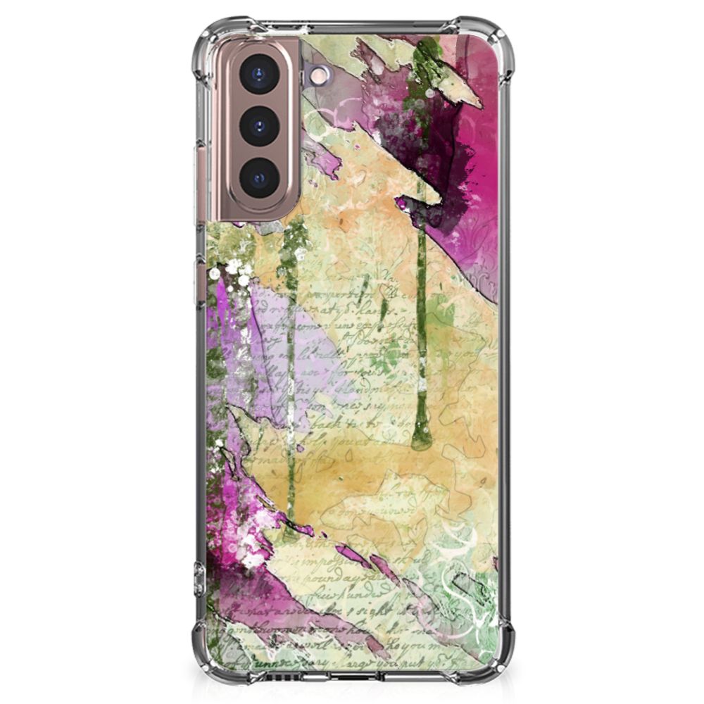 Back Cover Samsung Galaxy S21 Plus Letter Painting